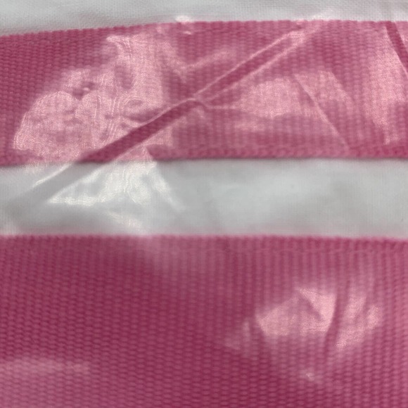 NEW Pottery Barn Baby ORGANIC Harper Crib Skirt WHITE + BRIGHT PINK - Picture 4 of 4